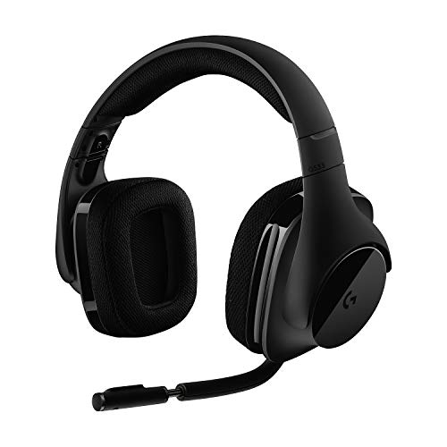 Logitech G533 Wireless Gaming Headset – DTS 7.1 Surround Sound – Pro-G Audio Drivers, Black